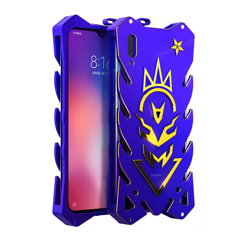 Противоударный чехол для Mi 9T Xiaomi Pro роскошная Металлическая задняя крышка
