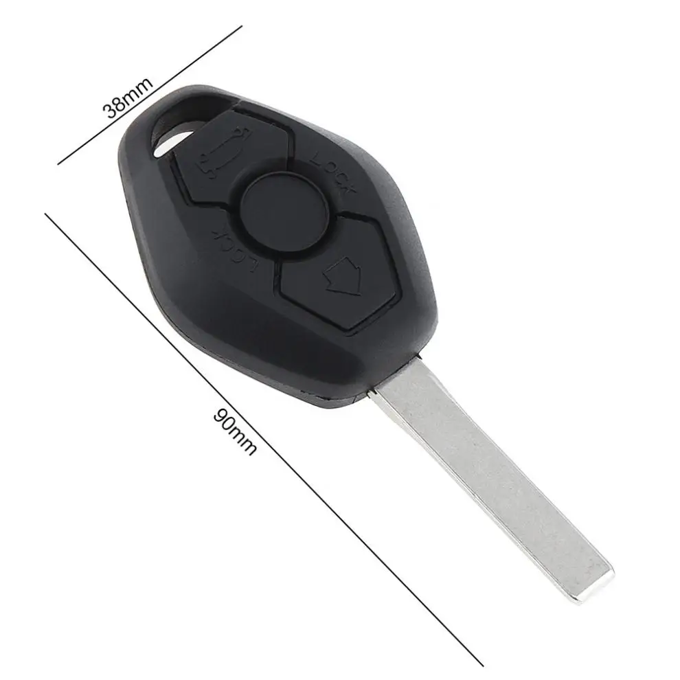 433 МГц 3 кнопки дистанционного ключа автомобиля с PCF7935 чип пригодный для BMW EWS