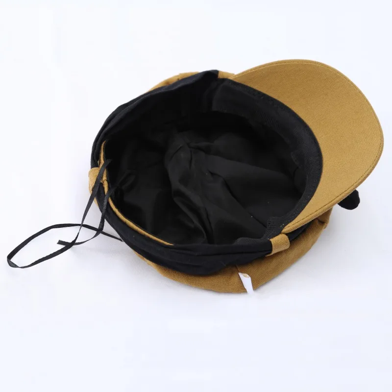 

Cotton Baby Hat Octagonal Retro Bowknot Baby Cap for Girl Boy Autumn Winter Children Hat for 2-6 Years 1PC New