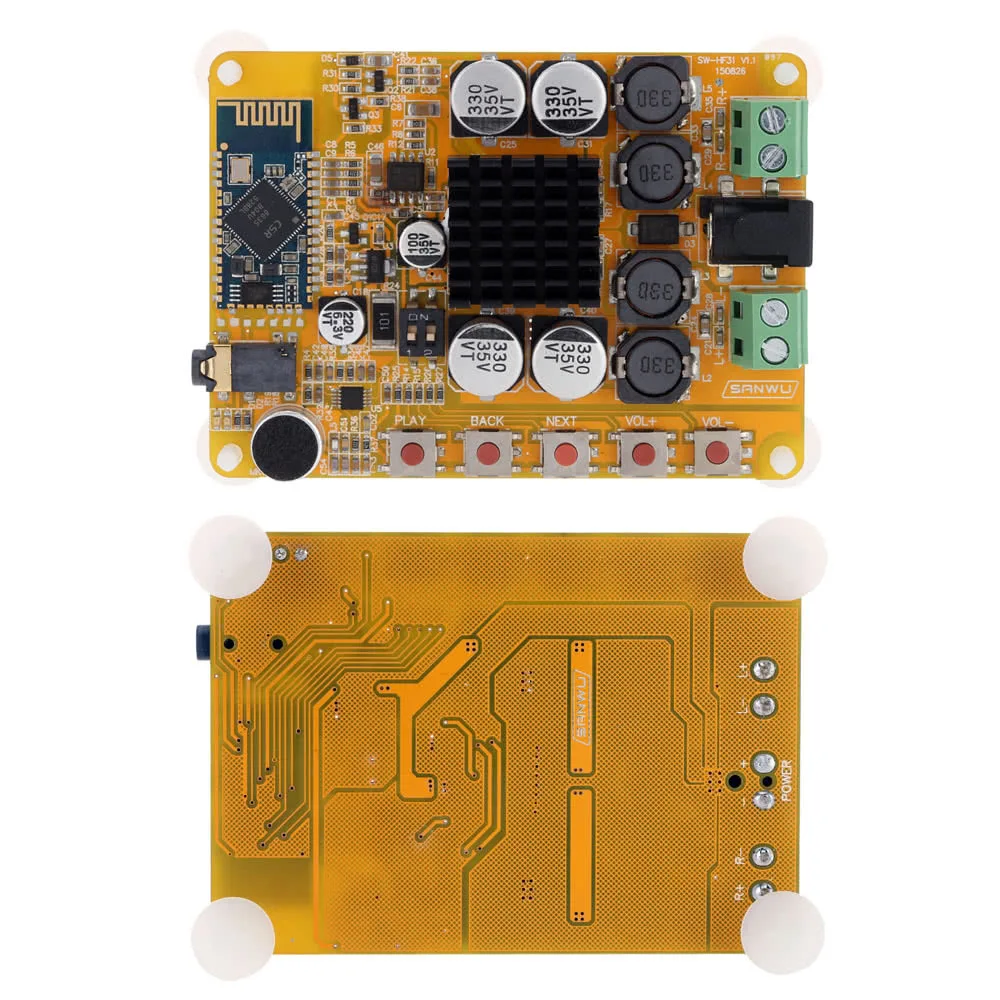 TDA7492 беспроводной Bluetooth 4 0 2*50 вт 2-канальный аудио ресивер стерео цифровой