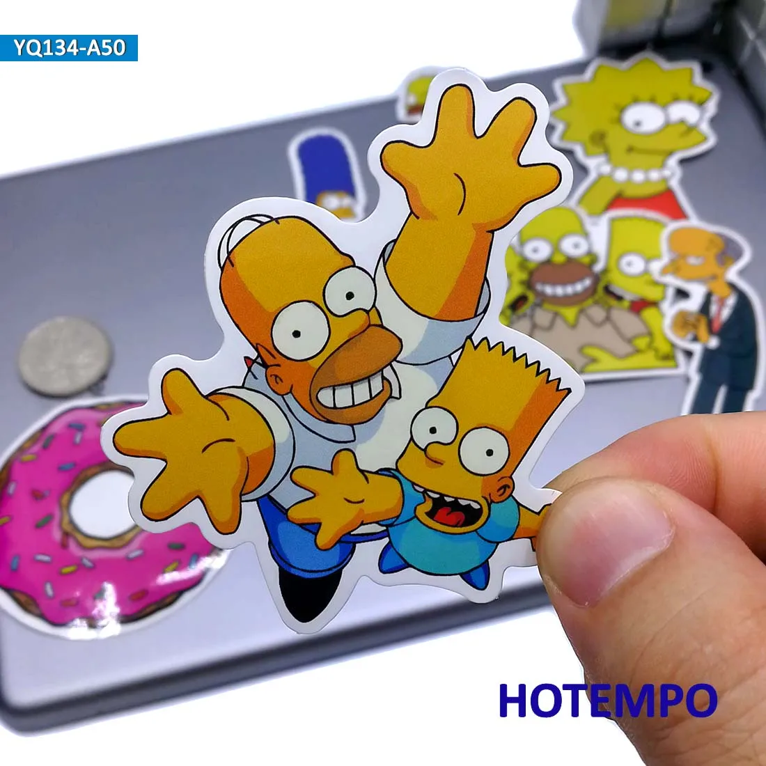 50 шт. водонепроницаемые наклейки для телефона ноутбука чемодана гитары