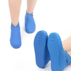 Водонепроницаемые чехлы для обуви, многоразовые переносные Резиновые Нескользящие чехлы от дождя для путешествий и активного отдыха, аксессуары для обуви унисекс