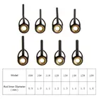 Направляющее кольцо для удочки, наконечник лески 0,9 мм-1,6 мм, из нержавеющей стали, кольца для глаз сделай сам, набор для ремонта удочки, Сменные аксессуары