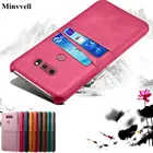 Чехол для LG V30 S, V50, ThinQ, K50, K40, K20, Q60, G8S, кожаный, держатель для карт, чехол для телефона