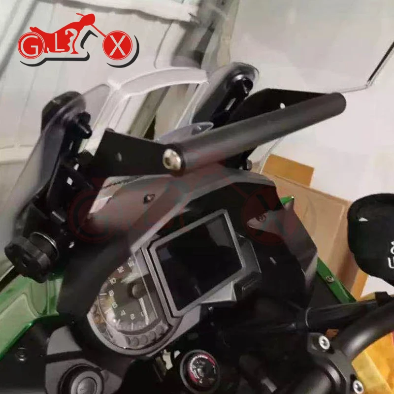 motorcycle accessories for kawasaki versys1000 versys 1000 2017 2018 2021 mobile phone gps navigation bracket mounting bracket free global shipping