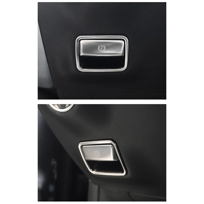 

Car Parking Hand Brake Sticker P Button Brake Switch Frame Cover Trim for Benz ML350 GL450 AMG W166 W176 W246 X156