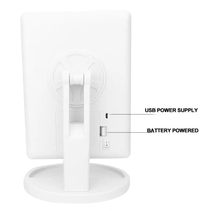 Настольный светодиодный макияж зеркало модный Регулируемый заполняющий свет