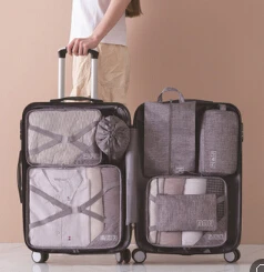 7 шт./компл. Водонепроницаемый дорожная сумка для хранения одежды шкаф багажа