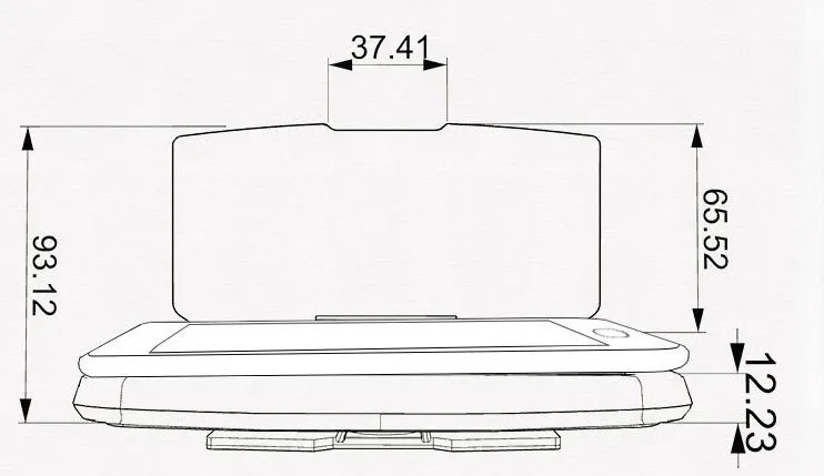 Автомобильный Bracker дисплей навигатор Мобильный телефон проектор GPS навигация