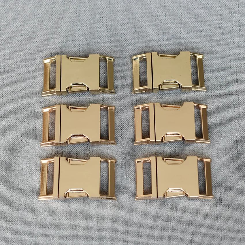 

Золотистая металлическая пряжка для отсоединения, 20 шт., для спортивных сумок, студенческих сумок, чемоданов, дорожных аксессуаров