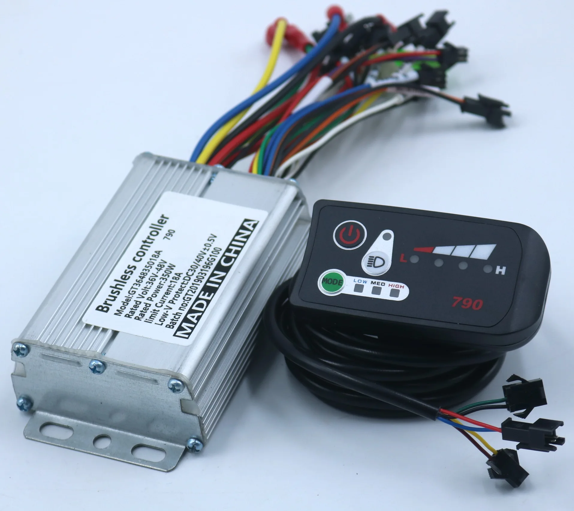 36V 48V 350W 18A GREENTIME Высокое качество Е-байка бесщеточный мотор 790 контроллер BLDC мотор Драйвер+ 790LED дисплей