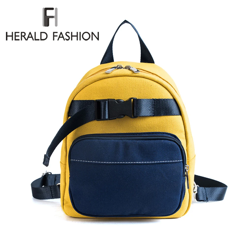 Herald Fashion качественный холщовый женский рюкзак школьные рюкзаки для девочек