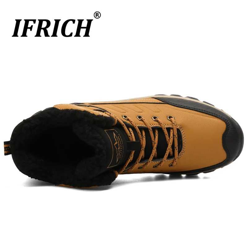 Classic Brown Tactical Boots for Men Winter Male Non Slip Sneakers Confortable Mens Trekking Lace-up Walking Shoes Youth | Спорт и