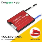 Плата LiFePO4 15S BMS 20A 30A 40A 50A 60A для аккумуляторного блока 48V 18650 3,2 V Номинальный Аккумулятор LiFePO4 с водонепроницаемым IP67 Daly BMS
