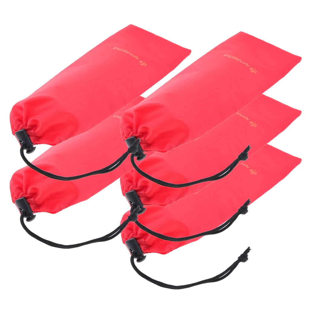 5 шт. походные колышки для палатки гвозди молоток аксессуары сумка хранения из