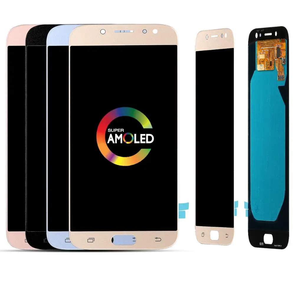 Для samsung Galaxy J7 Pro 2017 lcd J730 SM-J730F J730GM J730G дисплей + сенсорный экран супер Amoled