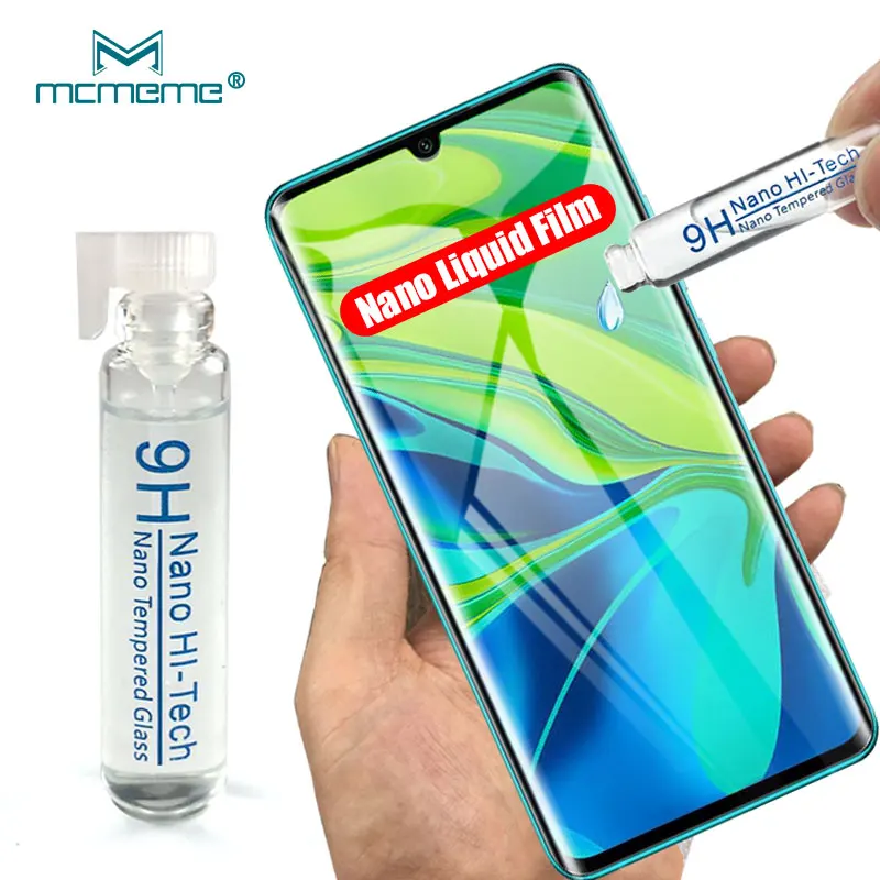 Нано жидкий протектор экрана для xiaomi note10 pro note 10pro cc9 cc9pro универсальная защита от