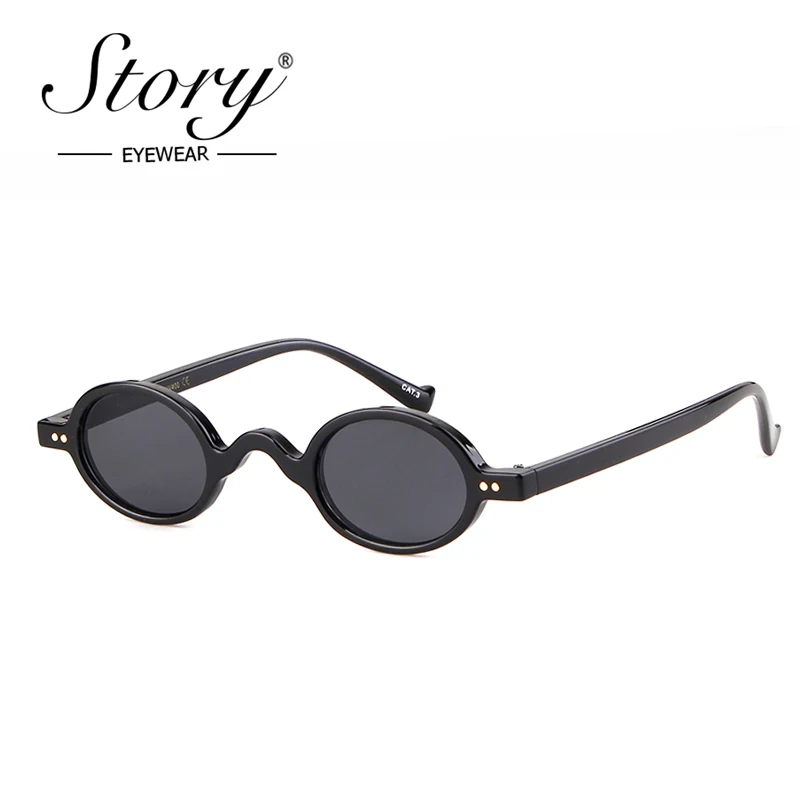 История 2018 модные маленькие круглые солнцезащитные очки для женщин и мужчин
