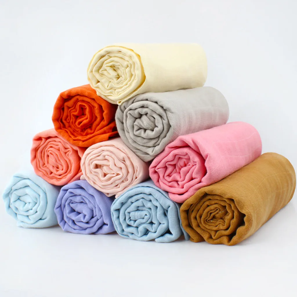 Бамбук одеяло для грудничков из муслина Одеяло аксессуары фотографирования