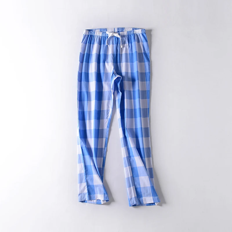 Пижама для женщин хлопковые брюки тканые длинные штаны сна|Штаны сна| |