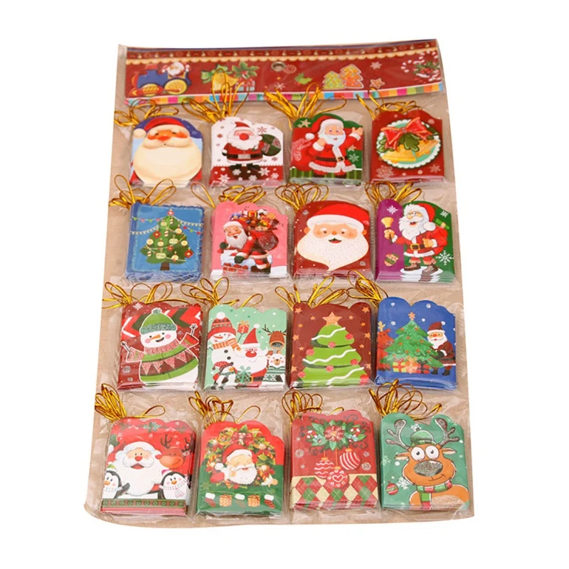 

Christmas Small Greeting Card Christmas Tree Wishing.Card Small Hanging Card Small Card Christmas Decoration Blessing Wish Card