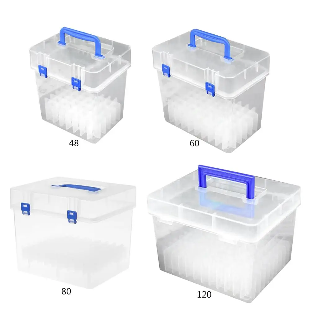 Прозрачная коробка для хранения маркеров контейнер художественных поделок