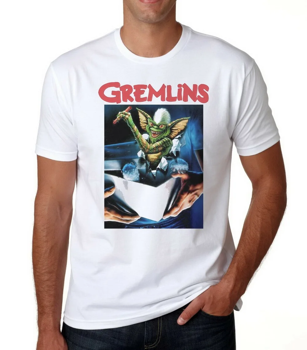 Gremlins футболка винтажная Ретро Культовая пленка Fandom подарок на день рождения Gizmo
