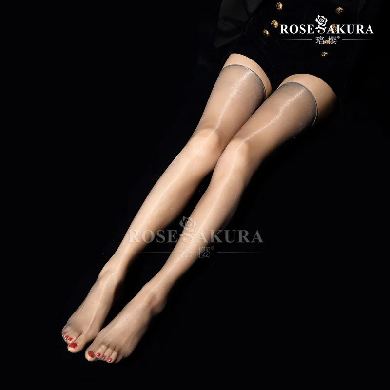 5 пар женские нейлоновые чулки ультратонкие сексуальные блестящие до бедра с