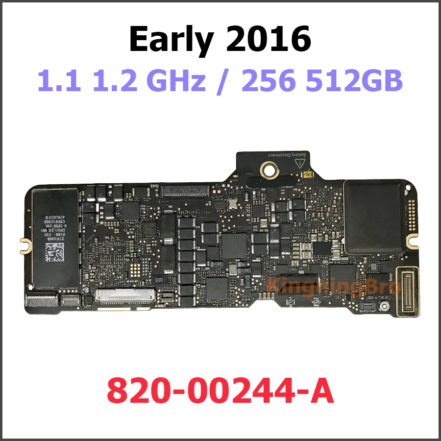 Оригинальная материнская плата для Macbook Retina 12 дюймов логическая A1534 256 ГБ 512 820-00045-A