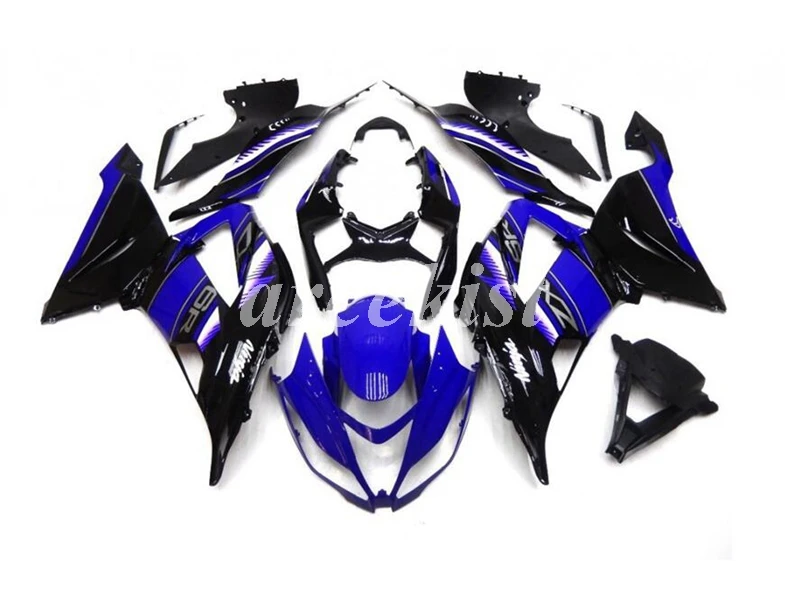 

Injection New ABS Motorcycle Fairings kit Fit for Kawasaki Ninja 599 ZX-6R 636 2013 2014 2015 2016 2017 Bodywork set black blue