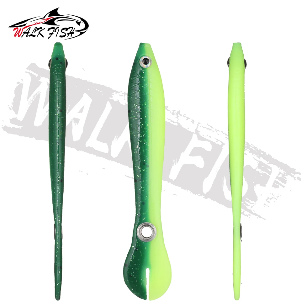 WALK FISH 5PCS/Lot Soft Fishing Bait 2g/6g Wobble Tail Lure Silicone Small Loach Artificial Baits For Bass Pike | Спорт и