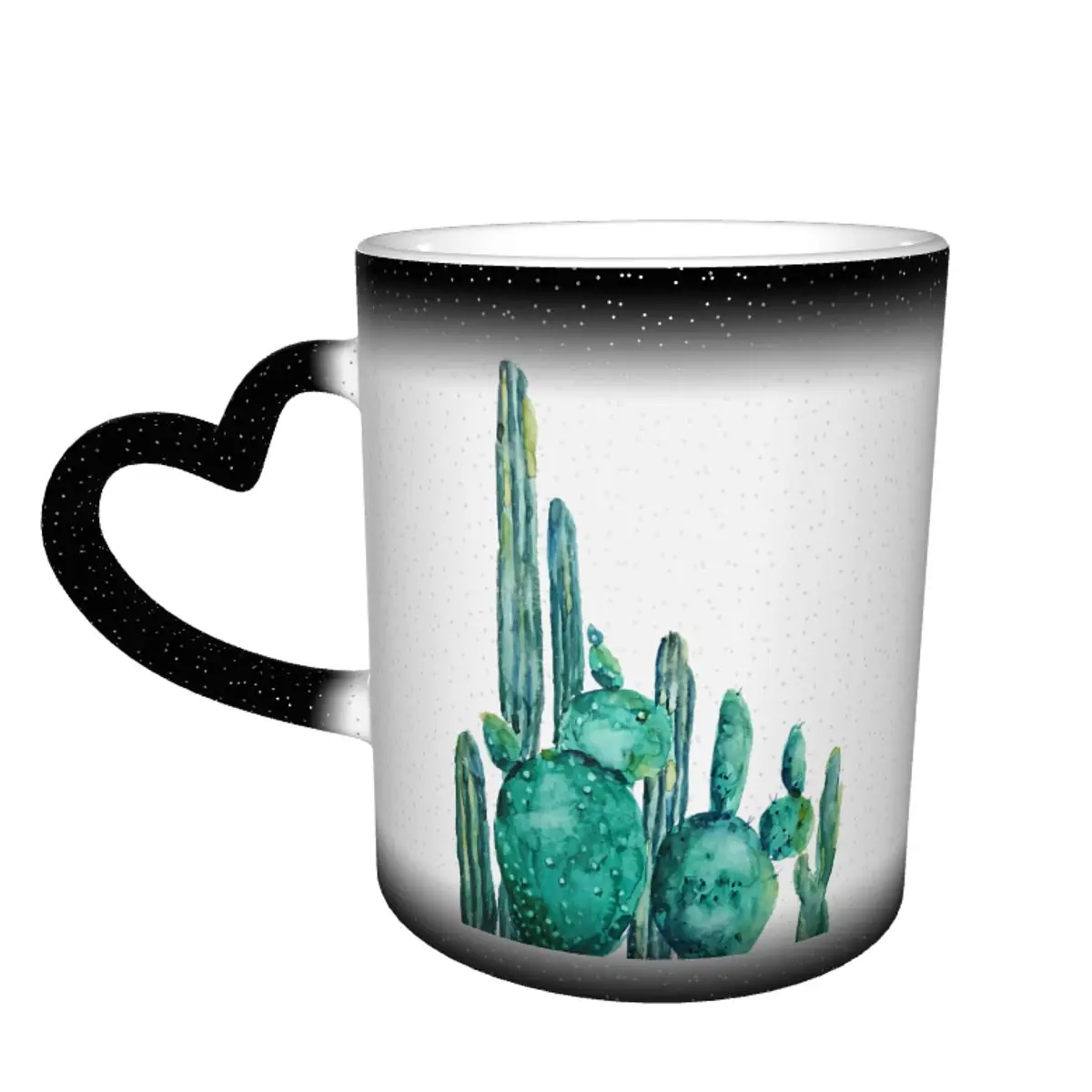

Cactus Mug Cool Pottery Mug Cappuccino Color Changing Wholesale Cups