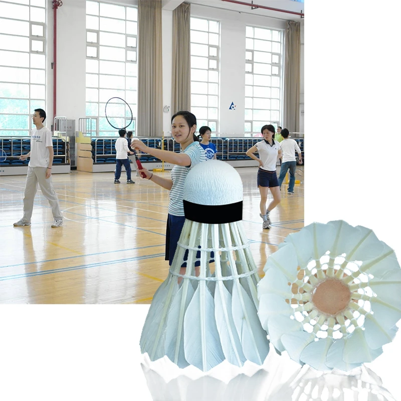 12 Pcs / Lot Badminton Goose Down Ball Shuttlecock Outdoor Sports Fitness Accessories | Спорт и развлечения
