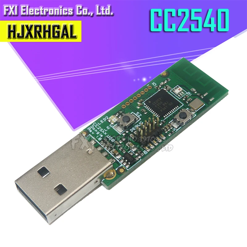 CC2540 1 шт. беспроводной Zigbee CC2531 CC2540 анализатор голых досок пакетного протокола модуль USB интерфейс ключ захват модуль пакета - Цвет: CC2540