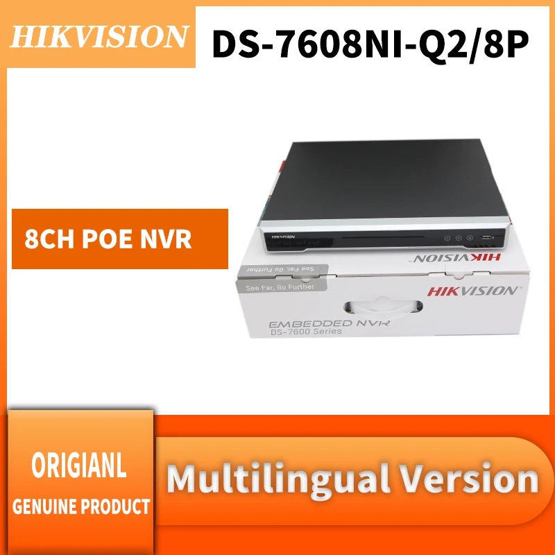 

Hikvision DS-7608NI-Q2/8P Series 4K Plug and Play Network Video Recorder with PoE