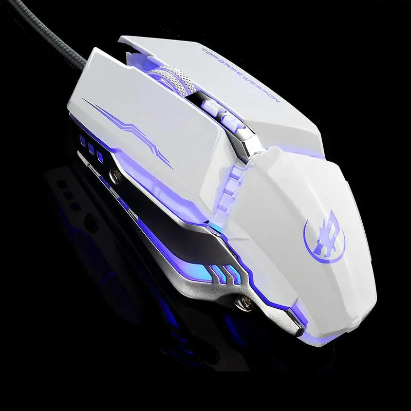 Проводная игровая мышь, 8 клавиш, 4000 dpi, светодиодный, оптическая, USB, компьютерная мышь, геймерские мыши, T9, игровая мышь, бесшумная, Mause, для ПК, R25