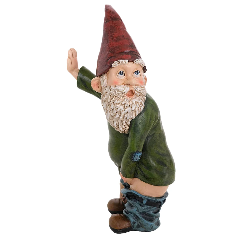 

Funny Resin Figure mischievous garden statue decoration garden dwarf decoration villa wide wing figure home decor decoration