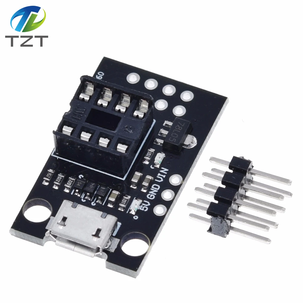Синий черный TINY85 Digispark Kickstarter микро макетная плата ATTINY85 модуль для Arduino IIC IEC USB