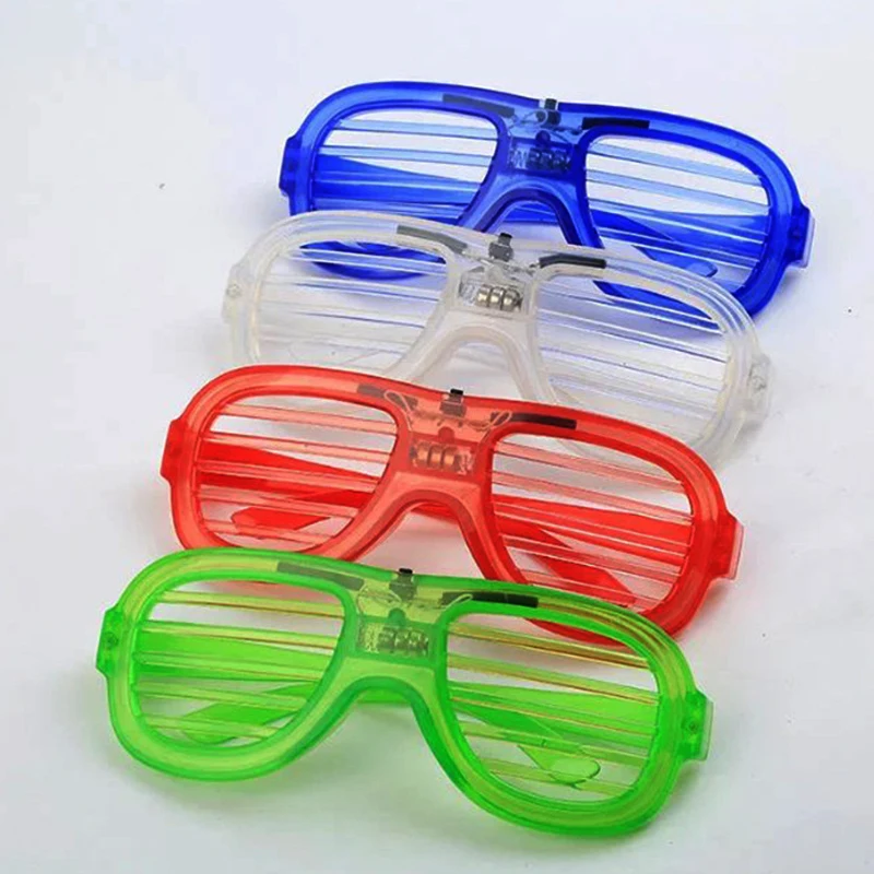 5 шт. хит продаж модные мигающие светодиодные очки на Рождество день рождения