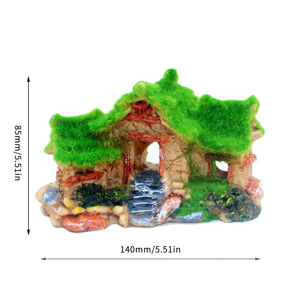

Aquarium Decoration Fish Shelter House Resin Crafts Fish Tank Decoration Fish Tank Supplies Tank Decor