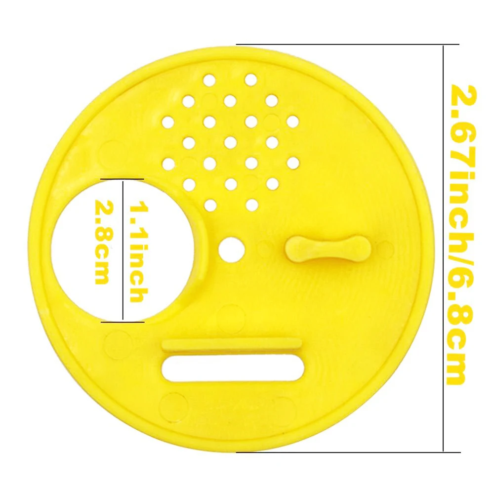 10 штук пластиковых улей двери круглые соты поток коробки пчеловодства