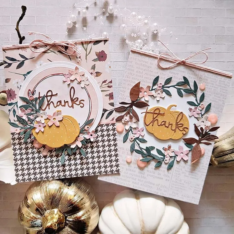 Маи цветок и листья металлические режущие штампы трафареты для DIY скрапбукинга