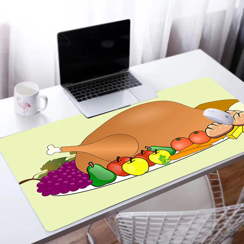 

Mouse pad Cartoon food Cool Computer Laptop Anime Keyboard Mouse Mat Large Mousepad Keyboards Gamers Decoracion Desk Mat