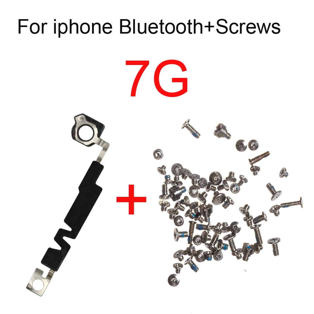 Шлейф с зажимом для камеры NFC Bluetooth + Полные Винты iPhone 7G 8G 6 7 Plus 8 6S X сигнальная