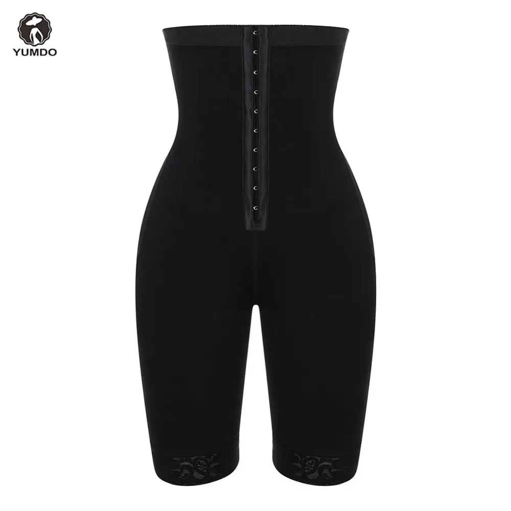 YUMDO женское нижнее белье для похудения и коррекции фигуры, нижнее белье для живота, Сексуальное белье для подъема ягодиц, трусики для восстановления живота, послеродовое - Цвет: Black