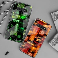 tokyo drift neon car collage phone case tempered glass for samsung s20 plus s7 s8 s9 s10 plus note 8 9 10 plus