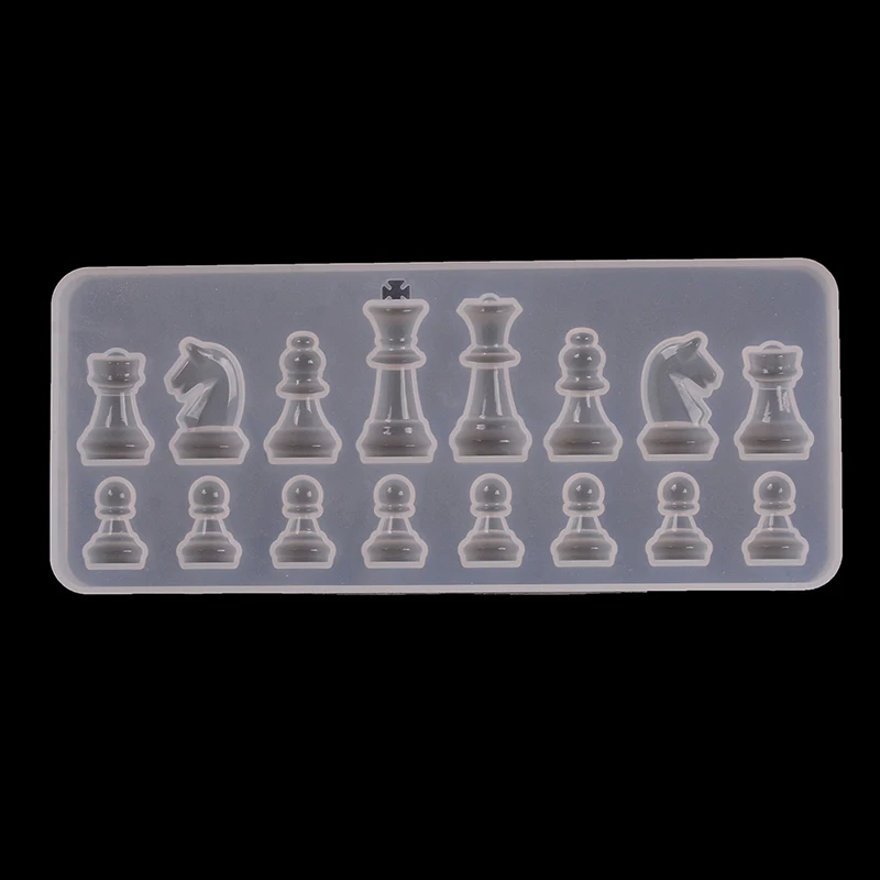 Силиконовые формы для смолы международной в форме шахмат УФ Смола поделки глины