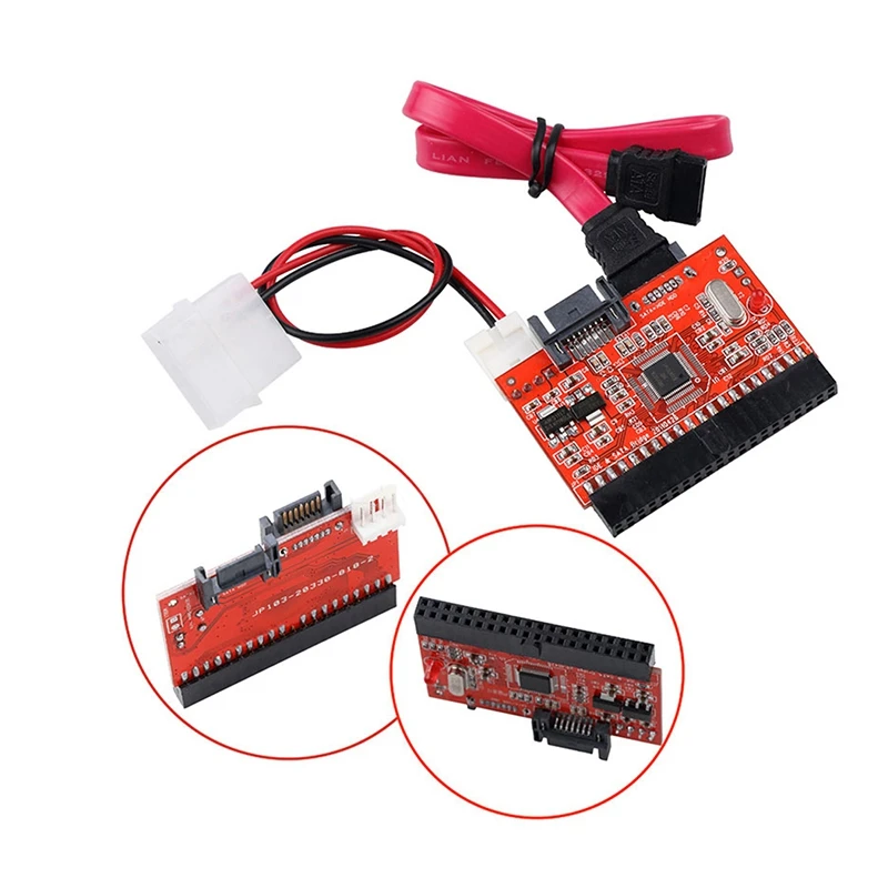 2 в 1 адаптер Sata-Ide Sata конвертер 40 Pin 5 дюймов драйвер жесткого диска Поддержка Ata Hdd Cd