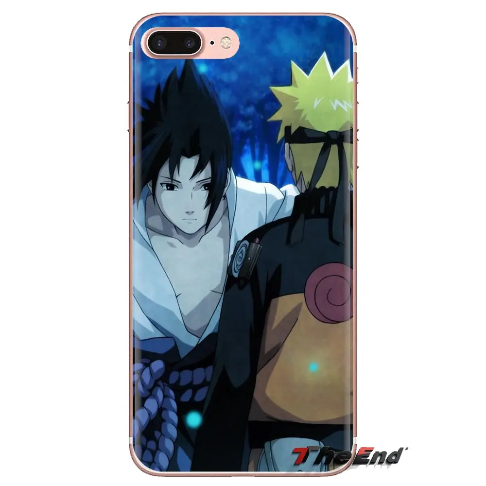 TPU Cover naruto uzumaki and sasuke uchiha For Samsung Galaxy S2 S3 S4 S5 MINI S6 S7 edge S8 S9 Plus Note 2 3 4 5 8 Coque Fundas |