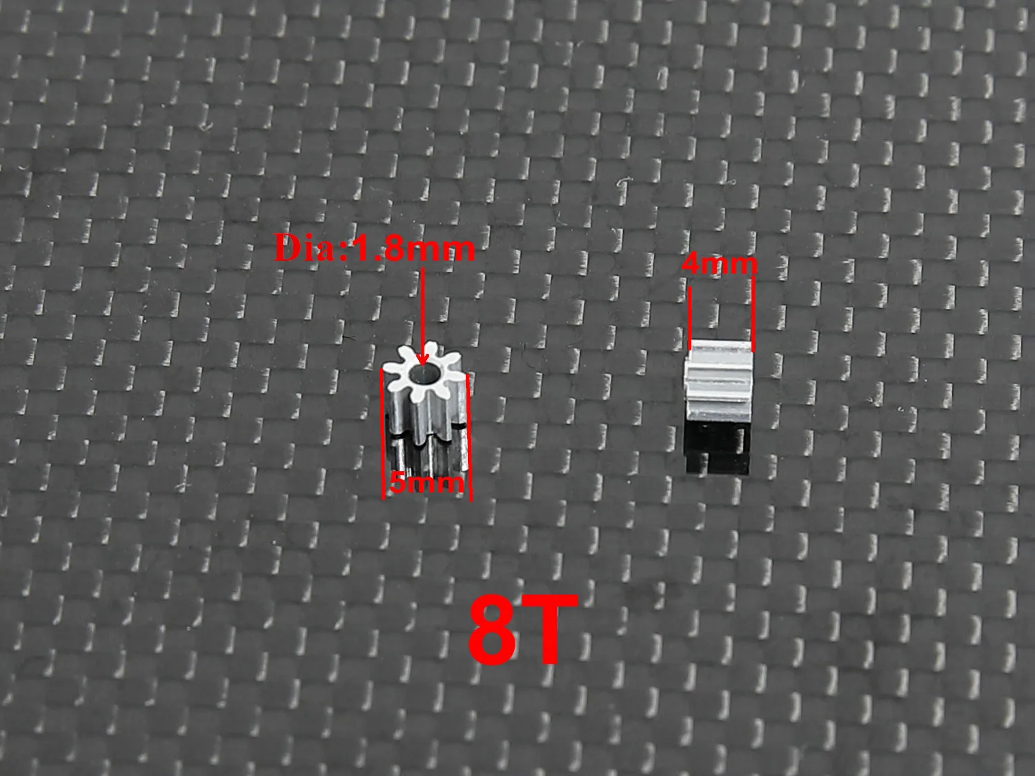 ЧПУ алюминиевая зубчатая шестерня двигателя 8T для шестерни s (2 шт./компл.)|Детали и